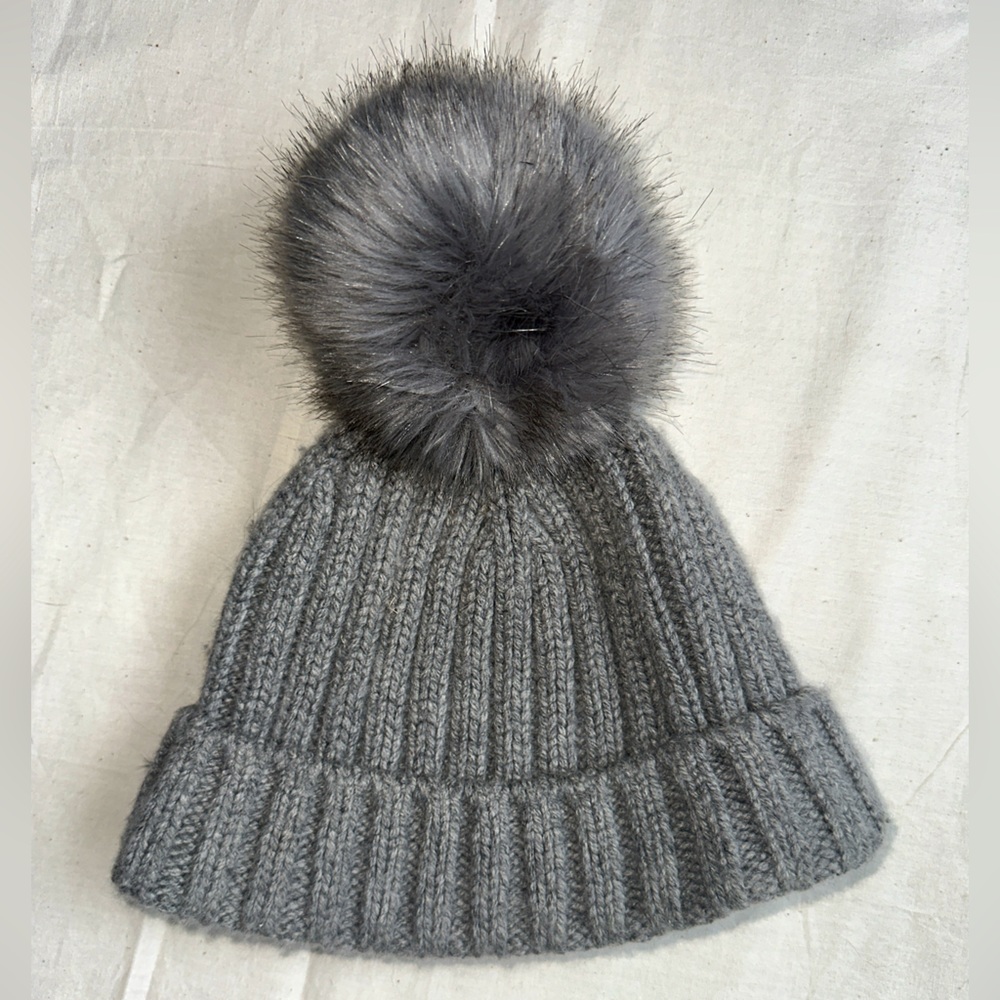 J. Crew Ribbed Pom Beanie OS